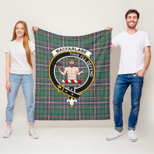 Clan MacFarlane Jagd Modern Tartan Kariert Fleecedecke