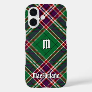 Clan MacFarlane Modern Hunting Tartan iPhone 16 Hülle