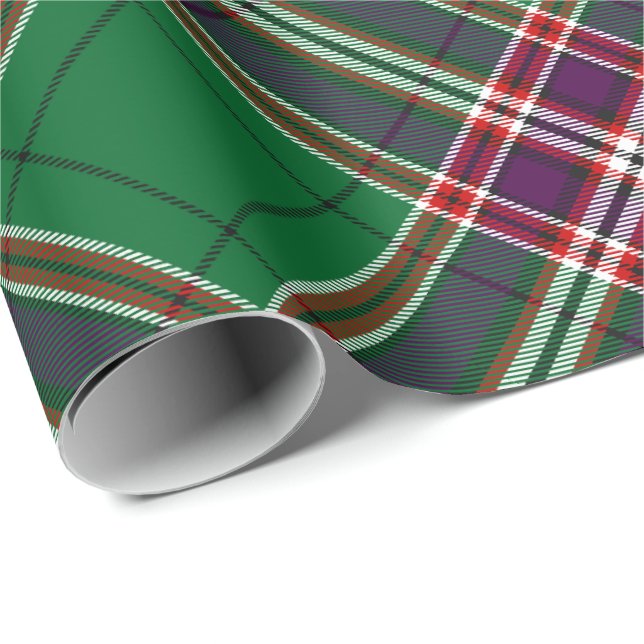 Clan MacFarlane Modern Hunting Tartan Geschenkpapier (Rolleneckpunkt)