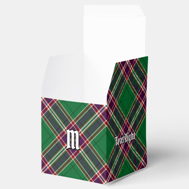 Clan MacFarlane Modern Hunting Tartan Geschenkschachtel (Geöffnet)