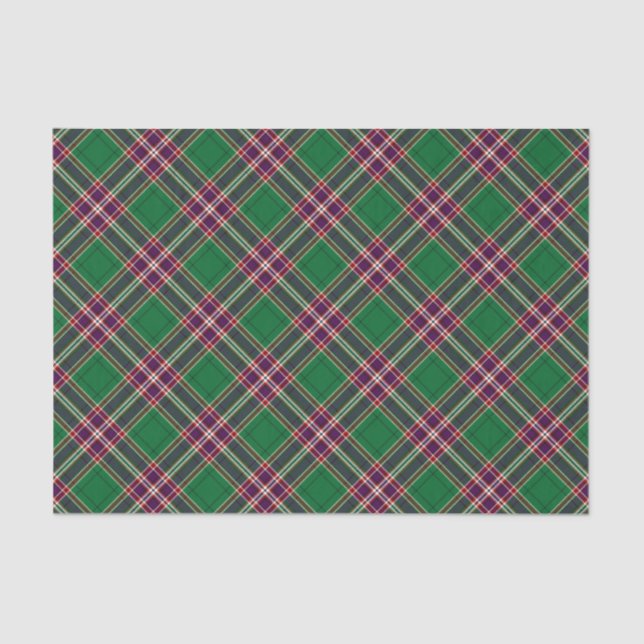 Clan MacFarlane Modern Hunting Tartan Seidenpapier (Vorderseite)
