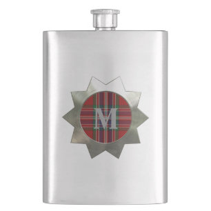 Clan MacFarlane Plaid Monogramm Flasche Flachmann