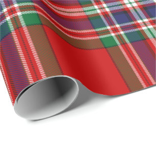 Clan MacFarlane Red Tartan Geschenkpapier