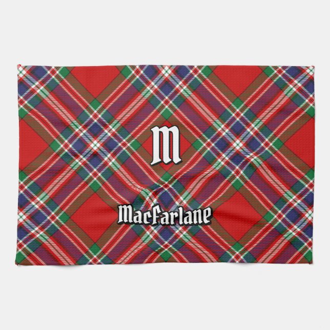 Clan MacFarlane Red Tartan Geschirrtuch (Horizontal)