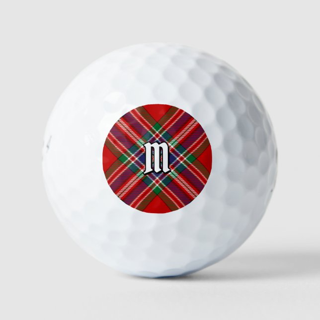Clan MacFarlane Red Tartan Golfball (Vorderseite)