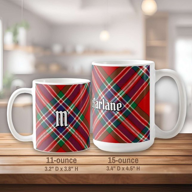 Clan MacFarlane Red Tartan Kaffeetasse (Von Creator hochgeladen)