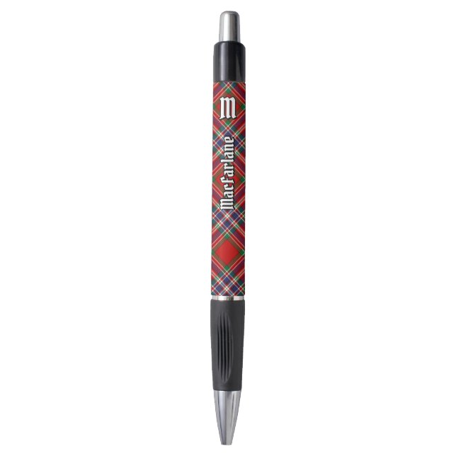Clan MacFarlane Red Tartan Kugelschreiber (Vorderseite Vertikal)