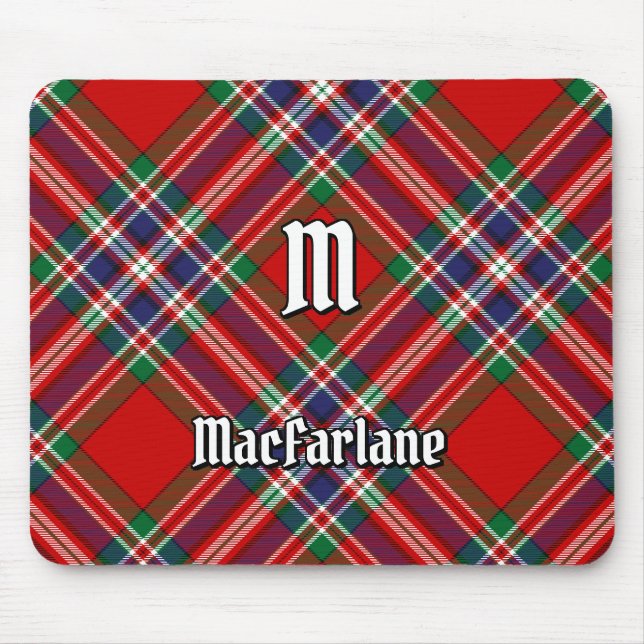 Clan MacFarlane Red Tartan Mousepad (Vorne)