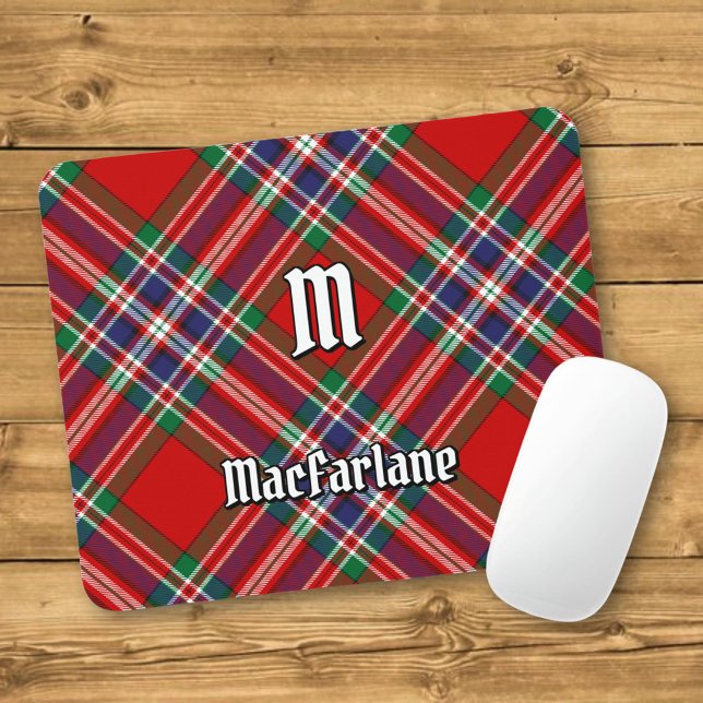 Clan MacFarlane Red Tartan Mousepad (Von Creator hochgeladen)
