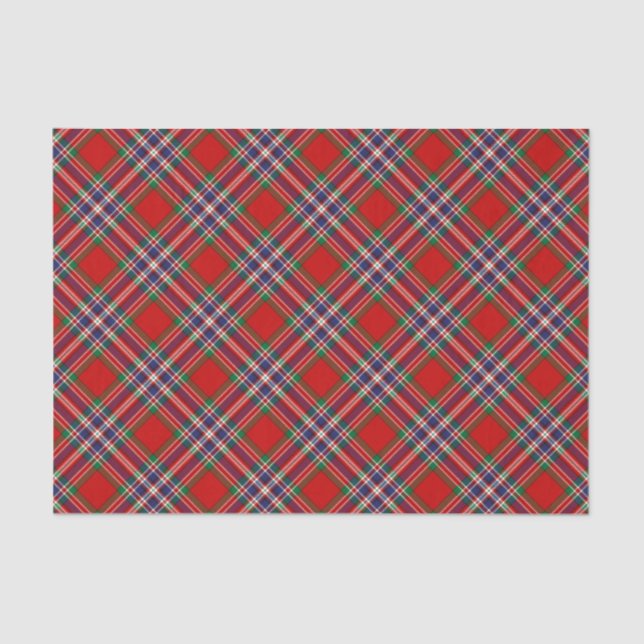 Clan MacFarlane Red Tartan Seidenpapier (Vorderseite)