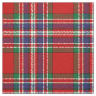 Clan MacFarlane Red Tartan Stoff