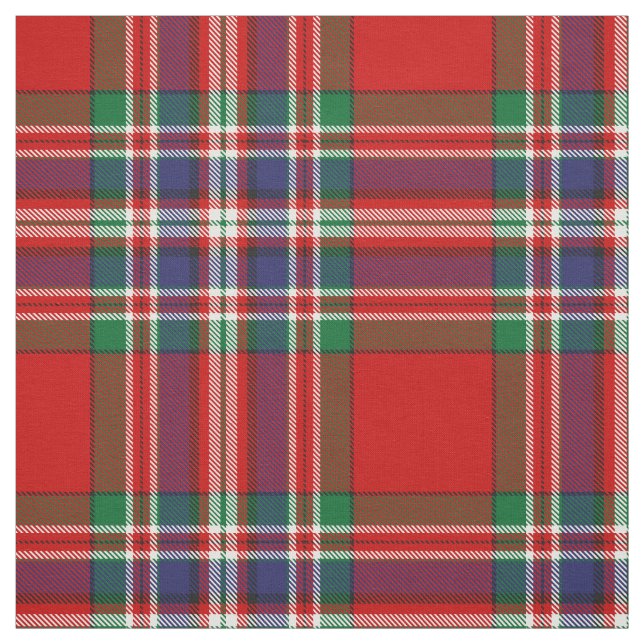 Clan MacFarlane Red Tartan Stoff (Muster)