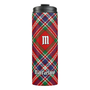 Clan MacFarlane Red Tartan Thermosbecher