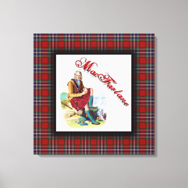 Clan MacFarlane Scottish Dream Leinwanddruck (Vorderseite)