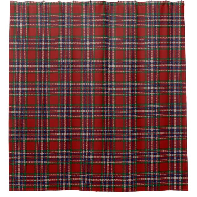 Clan MacFarlane Scottish Heritage Tartan Duschvorhang (Vorderseite)