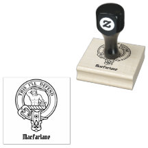 Clan MacFarlane Wappen Gumber Briefmarke