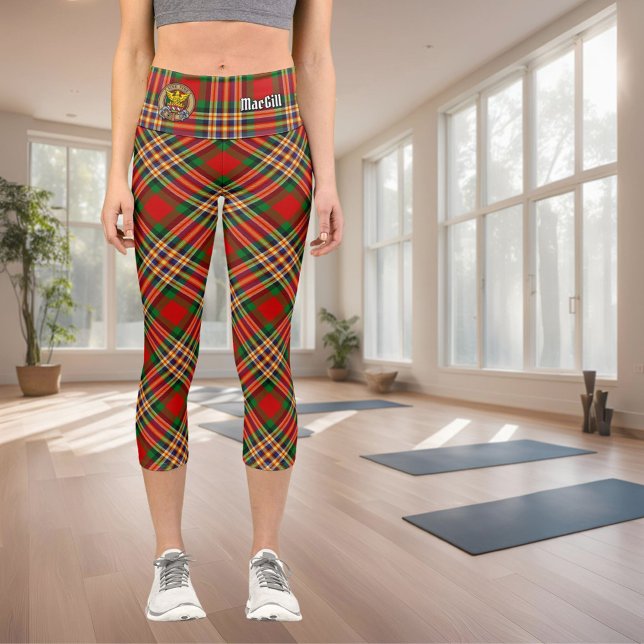 Clan MacGill Tartan Capri Leggings (Von Creator hochgeladen)