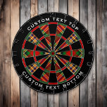 Clan MacGill Tartan Dart Board Dartscheibe<br><div class="desc">Clan MacGill traditioneller Tartan mit modernen Farben. Nahtloses Muster. Zwei benutzerdefinierte Textbereiche auf dem äußeren Ring.</div>