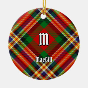 Clan MacGill Tartan Keramik Ornament