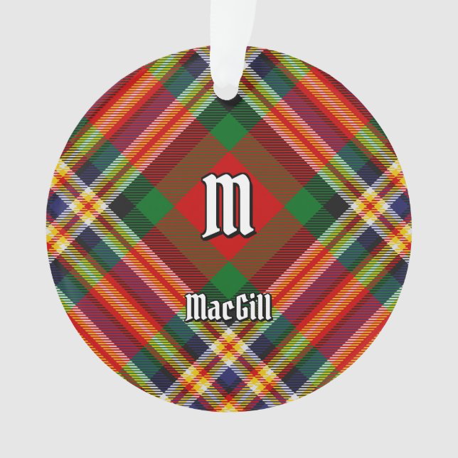 Clan MacGill Tartan Ornament (Vorderseite)