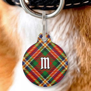 Clan MacGill Tartan Pet ID Tag Haustiermarke
