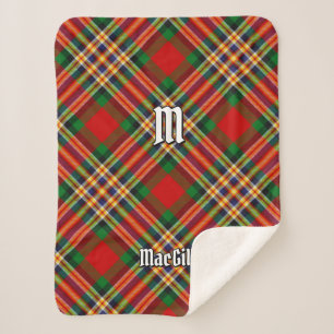 Clan MacGill Tartan Sherpa Blanket Sherpadecke