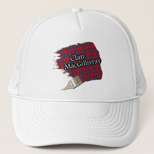 Clan MacGillivray Tartan Paint Brush Cap Truckerkappe (Vorderseite)
