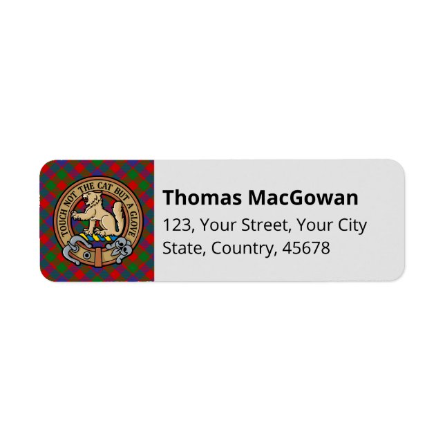 Clan MacGowan Tartan (Vorne)