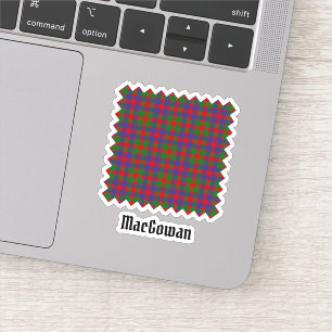 Clan MacGowan Tartan Aufkleber