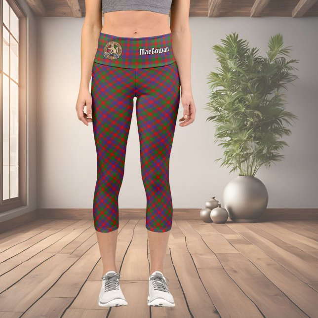 Clan MacGowan Tartan Capri Leggings (Von Creator hochgeladen)
