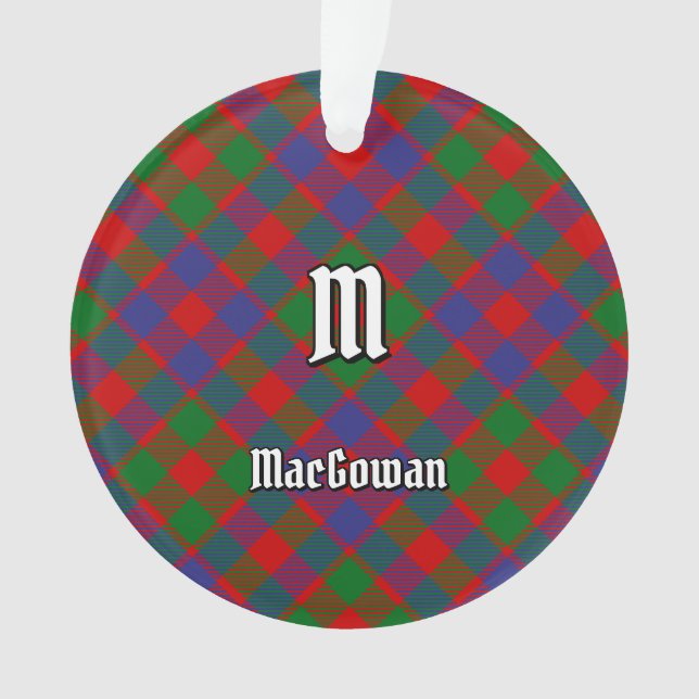 Clan MacGowan Tartan Ornament (Vorderseite)