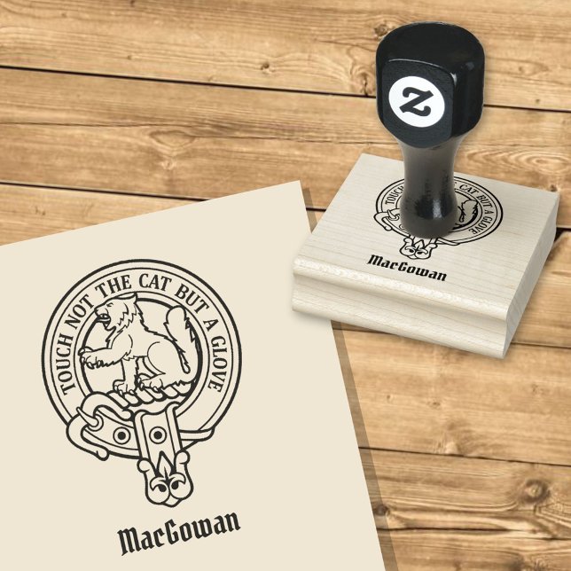 Clan MacGowan Wappen Rubber Briefmarke Gummistempel (Von Creator hochgeladen)