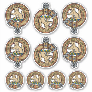 Clan MacGowan Wappen Sticker Set