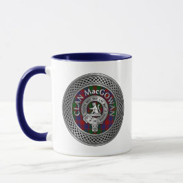 Clan MacGowan Wappen & Tartan Knot Tasse
