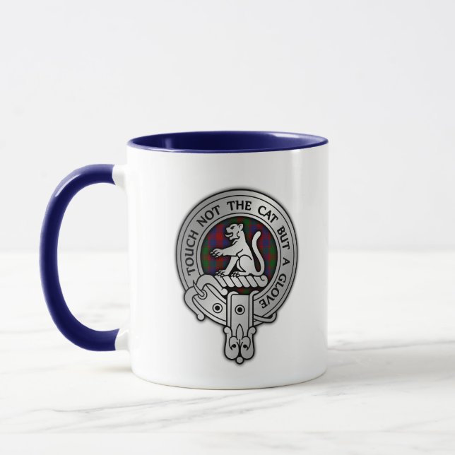 Clan MacGowan Wappen & Tartan Tasse (Links)