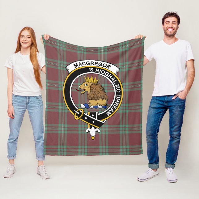 Clan MacGregor Jagd Altes Tartan Kariert Fleecedecke (Beispiel)