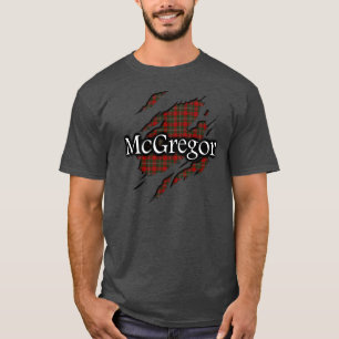 Clan MacGregor McGregor Tartan-Geist-Shirt T-Shirt