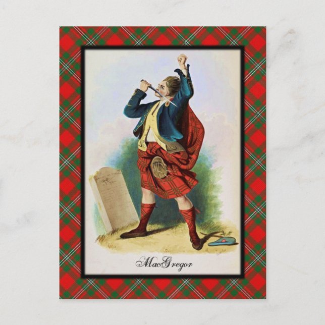 Clan MacGregor Scottish Dreams Postcard Postkarte (Vorderseite)