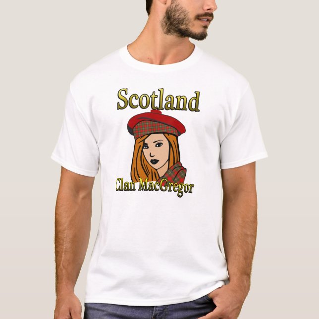 Clan MacGregor Tartan-Schottland-Shirts T-Shirt (Vorderseite)