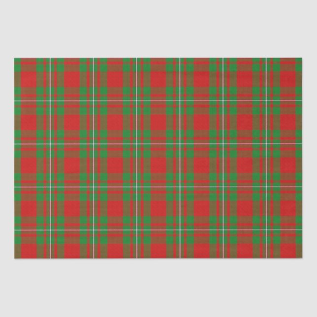 Clan MacGregor Tartan Seidenpapier (Vorderseite)