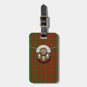 Clan MacGregor Tartan und Sporran Gepäckanhänger