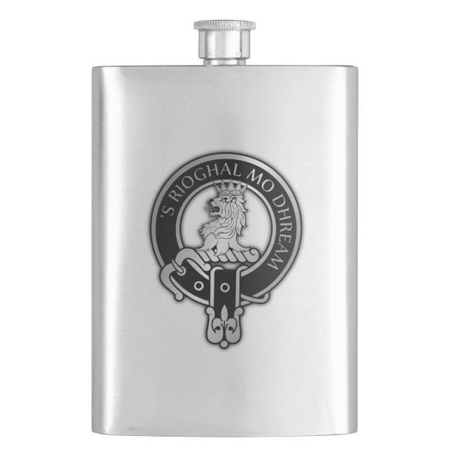 Clan MacGregor Wappen Flask Flachmann (Vorderseite)