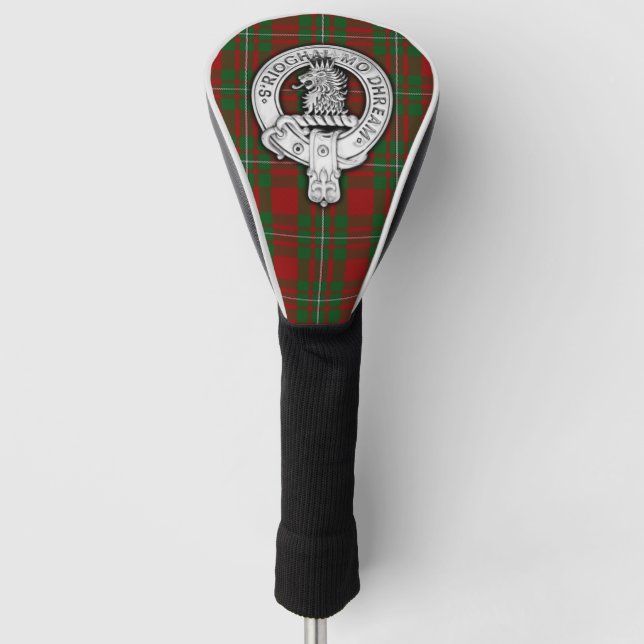 Clan MacGregor Wappen &Tartan Golf Headcover (Vorderseite)