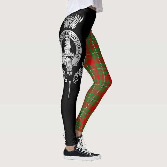 Clan MacGregor Wappen & Tartan Leggings (Rechts)