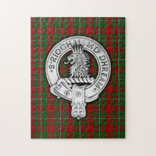 Clan MacGregor Wappen & Tartan Puzzle