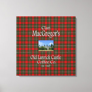 Clan MacGregor's Old Lanrick Castle Coffee Co. Leinwanddruck