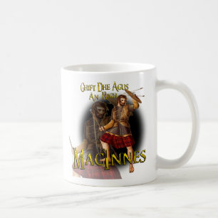 Clan MacInnes Scottish Dynsty Tartan Tasse