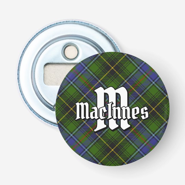 Clan MacInnes Tartan Flaschenöffner (Vorderseite)