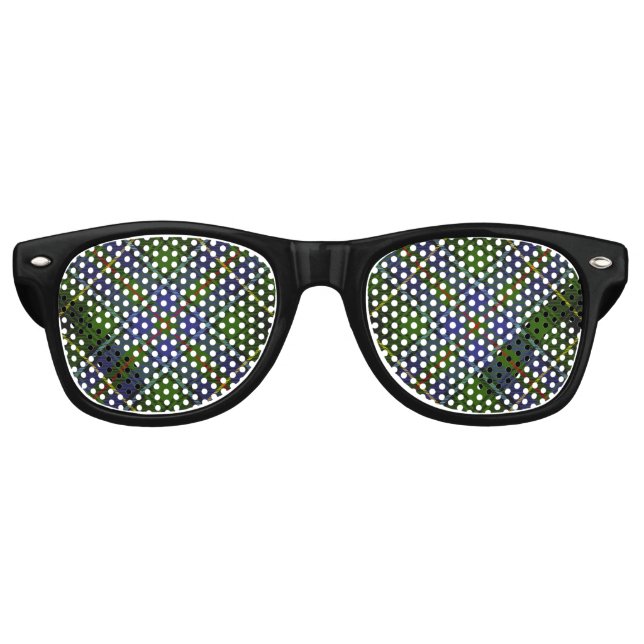 Clan MacInnes Tartan Partybrille (Vorderseite)