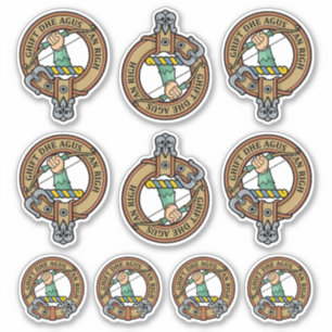 Clan MacInnes Wappen Sticker Set